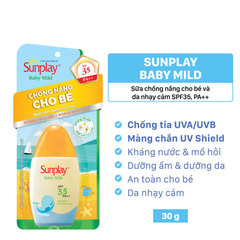 Sữa chống nắng Sunplay cho bé và da nhạy cảm 30g