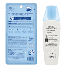 Sữa chống nắng Sunplay Skin Aqua dưỡng da ngừa mụn 25g