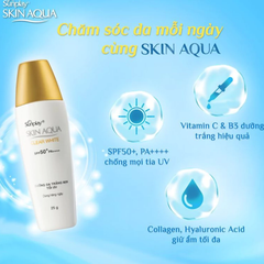 Sữa chống nắng Sunplay Skin Aqua dưỡng da sáng mịn 25g