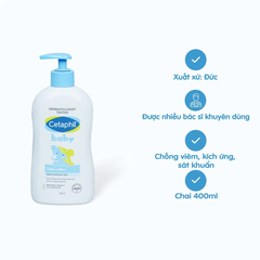 Sữa dưỡng ẩm Cetaphil dịu lành cho bé 400ml