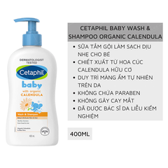Sữa dưỡng ẩm Cetaphil dịu lành cho bé tinh chất hoa cúc 400ml