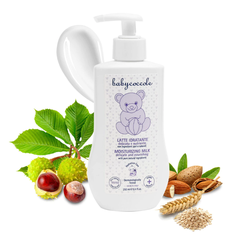 Sữa dưỡng ẩm chiết xuất hạnh nhân Babycoccole 250ml dành cho bé từ 0 tháng tuổi