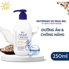 Sữa dưỡng thể Hatomugi chống nắng dưỡng ấm SPF50+ PA++++ 250ml
