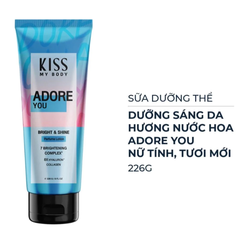 Sữa dưỡng thể Kiss My Body sáng da 226g