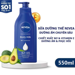 Sữa dưỡng thể Nivea dưỡng ẩm chuyên sâu 48H 550ml