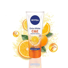 Sữa dưỡng thể Nivea dưỡng sáng da Vitamin C & E 180ml