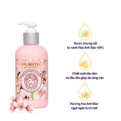Sữa dưỡng thể Purité mềm mịn hương Hoa Hồng 250ml