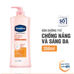Sữa dưỡng thể Vaseline chống nắng và sáng da 200ml/350ml