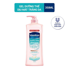 Sữa dưỡng thể Vaseline dịu mát sáng da 350ml