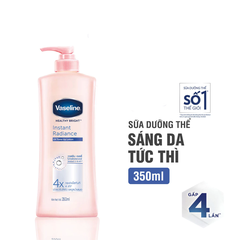 Sữa dưỡng thể Vaseline nâng tông sáng da tức thì 200ml/350ml