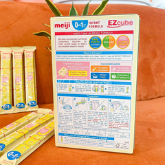 Sữa Meiji thanh nhập khẩu hộp 16 thanh 432g cho bé 0 - 1 tuổi