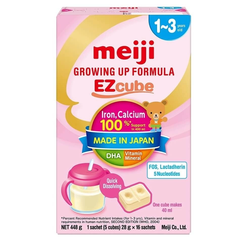 Sữa Meiji thanh nhập khẩu hộp 16 thanh 448g cho bé 1 - 3 tuổi