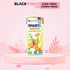 Sữa nước Smarta Grow hương Dâu/hương Cam/Trái cây nhiệt đới 110ml và 180ml (4hộp/lốc)