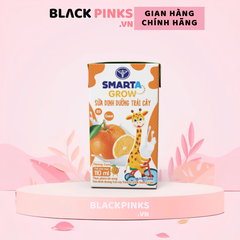 Sữa nước Smarta Grow hương Dâu/hương Cam/Trái cây nhiệt đới 110ml và 180ml (4hộp/lốc)