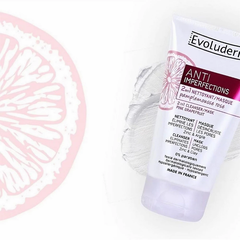 Sữa rửa mặt & mặt nạ Evoluderm chiết xuất Bưởi Hồng 150ml