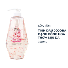 Sữa tắm Avatar thơm mịn da Jojoba bông hoa 350ml/750ml/900ml