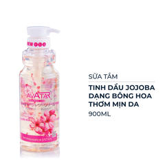 Sữa tắm Avatar thơm mịn da Jojoba bông hoa 350ml/750ml/900ml