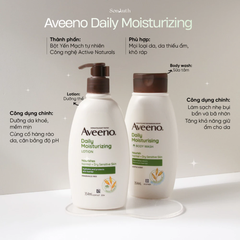 Sữa tắm Aveeno dưỡng ẩm hàng ngày 354ml