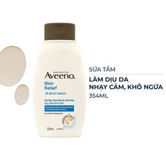 Sữa tắm Aveeno làm dịu da nhạy cảm, khô ngứa 354ml