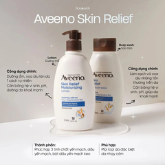 Sữa tắm Aveeno làm dịu da nhạy cảm, khô ngứa 354ml