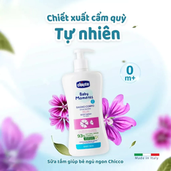 Sữa tắm gội chiết xuất hoa cúc 0M+ Chicco 500ml
