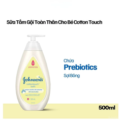 Sữa tắm cho bé Johnson's Baby chiết xuất yến mạch và sữa 500 ml (từ 1 tuổi)