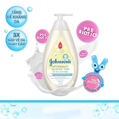 Sữa tắm cho bé Johnson's Baby chiết xuất yến mạch và sữa 500 ml (từ 1 tuổi)