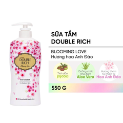 Sữa tắm Double Rich Blooming Love hương hoa anh đào 550g/800g