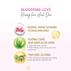 Sữa tắm Double Rich Blooming Love hương hoa anh đào 550g/800g