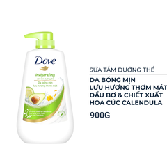 Sữa tắm dưỡng thể Dove da bóng mịn lưu hương thơm mát 500g/900g