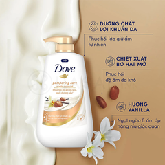 Sữa tắm dưỡng thể Dove phục hồi độ ẩm da khô 500g