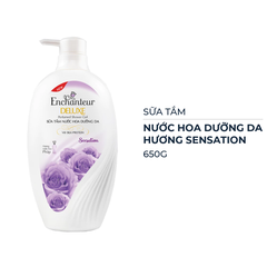 Sữa tắm Enchanteur nước hoa dưỡng da Sensation 650g
