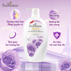 Sữa tắm Enchanteur nước hoa dưỡng da Sensation 650g