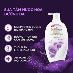 Sữa tắm Enchanteur nước hoa dưỡng da Sensation 650g