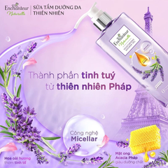 Sữa tắm Enchanteur nước hoa dưỡng da thiên nhiên Lavender 510g