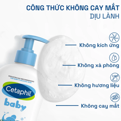 Sữa tắm gội Cetaphil dịu lành cho bé 230ml/400ml