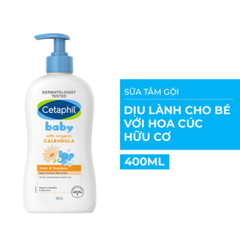 Sữa tắm gội Cetaphil dịu lành cho bé tinh chất hoa cúc 230ml/400ml
