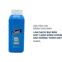 Sữa tắm gội Coast dành cho nam 532ml/946ml