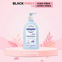 Sữa tắm gội dành cho bé Sanosan 200ml/500ml