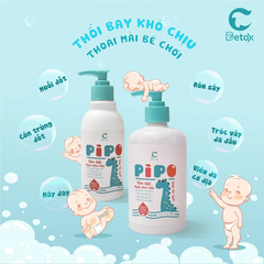 Sữa tắm gội Pipo ngừa rôm sẩy cho bé 250ml/450ml