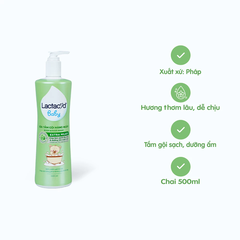 Sữa tắm gội trẻ em Lactacyd Milky bảo vệ da và tóc bé 500ml