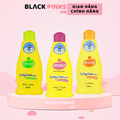 Sữa tắm gội Wesser 2 in 1 (200ml) - 3 màu