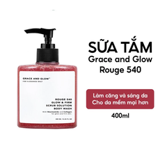 Sữa Tắm Grace And Glow Rouge 540 Tẩy Da Chết 400ml