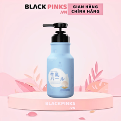 Sữa tắm Hasi Kokeshi sữa bò và ngọc trai sáng mịn da 600ml
