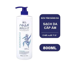 Sữa tắm Hatomugi dưỡng ẩm, làm sáng da 800ml
