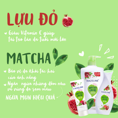 Sữa tắm Hazeline sáng mịn rạng ngời matcha và lựu đỏ 1kg