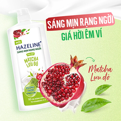 Sữa tắm Hazeline sáng mịn rạng ngời matcha và lựu đỏ 1kg