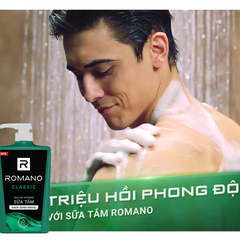 Sữa tắm hương nước hoa Romano Classic/Attitude/Force/Gentleman 650g