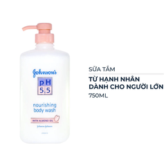 Sữa tắm Johnson's Adult từ hạnh nhân cho người lớn 750ml