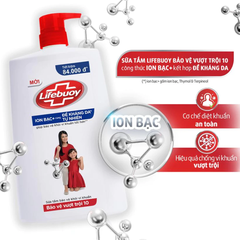 Sữa tắm Lifebuoy bảo vệ khỏi vi khuẩn dạng túi 800g